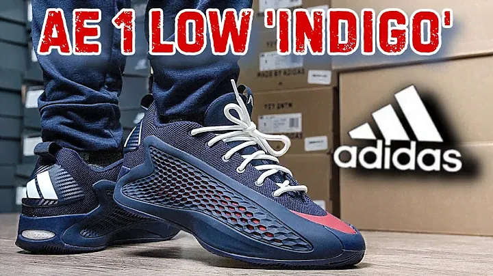 Adidas AE 1 Low 'Indigo' Sneaker Review & On Feet: Anthony Edwards USA Olympics Shoe