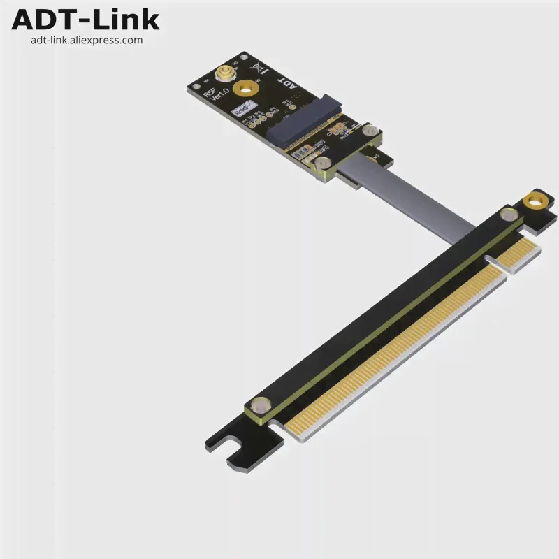 PCIe x16 к M.2 A.E. ключ WiFi удлинитель для передачи данных, кабель для беспроводной карты pci Express AE/Key ADT-LINK-0