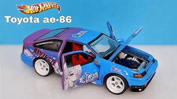 custom hot wheels toyota ae 86
