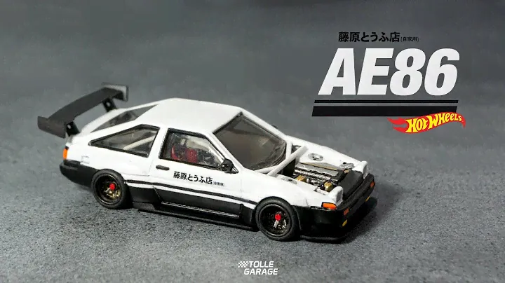 Widebody Toyota AE86 with 2JZ Engine Hot Wheels Custom