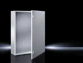 Шкаф электротехнический настенный Rittal AE, IP55, 1200х1000х300 мм (ВхШхГ), монтажая панель: 1155х940 (ВхШ), корпус: aisi 316, две двери, 3-ёх точечный запор, (1019500)