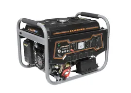 Генератор бензиновый Carver PPG-3900AE / 3.2 кВт / электростартер Мощность 2.9/3.2 кВт Напряжение 220 В Стартер - ручной/электрический