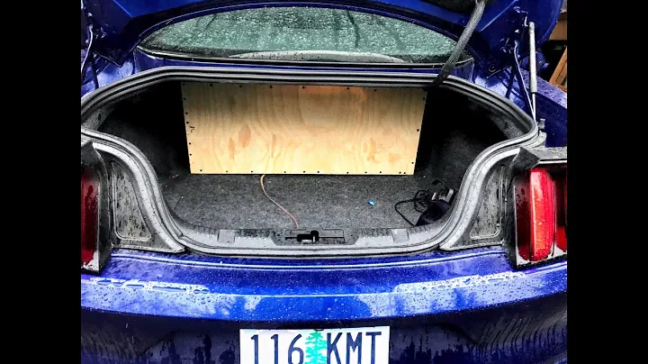 ford mustang custom sub box