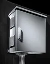 Шкаф электротехнический настенный Rittal AE, IP55, 1200х1000х300 мм (ВхШхГ), монтажая панель: 1155х940 (ВхШ), корпус: aisi 316, две двери, 3-ёх точечный запор, (1019500)